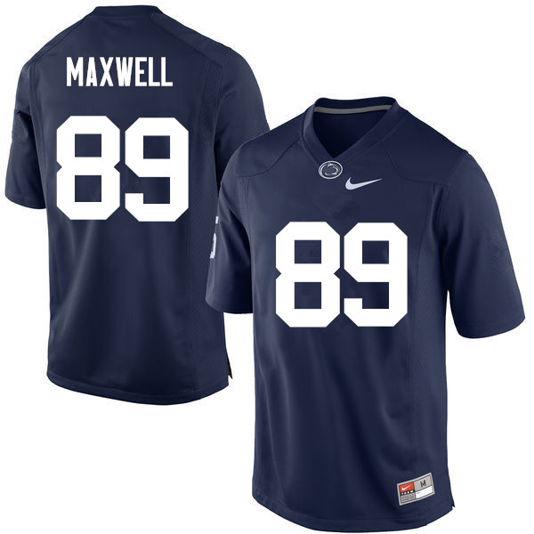 NCAA Nike Men's Penn State Nittany Lions Colton Maxwell #89 College Football Authentic Navy Stitched Jersey PLU5798FL